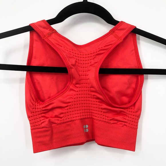 NWT Sweaty Betty Compression Stamina Sports Bra In Red Seamless Medium XS - Picture 4 of 7